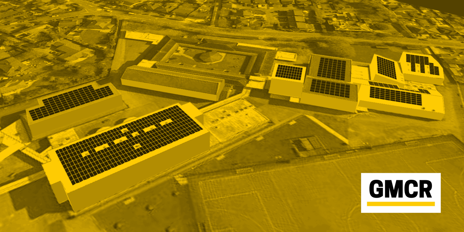 Array of solar panels at Wellington